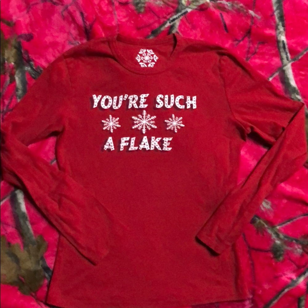 Your such a flack red long sleeve